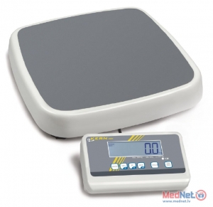 Scales, tables for vision testing, height meters