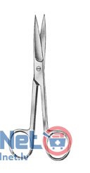 Šķēres operāciju STANDARD, taisni, spici gali, garums 10.5 cm