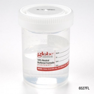Container with formalin Globe Scientific, 20ml PP, 96 pcs.