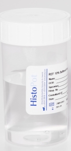 Biopsiju konteineri 180 ml ar 10% buferētu formalīnu, audu fiksēšanai, 35 gab.