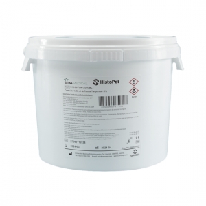 HistoPot Biopsy Fixation Conyainers, (bucket) 2500 ml with 10% buffered formalin, for fixing tissues, 1 pc.