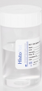 Biopsiju konteineri 350 ml ar 10% buferētu formalīnu, audu fiksēšanai, 12gab.