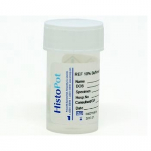 Biopsiju konteineri 60 ml ar 10% buferētu formalīnu, audu fiksēšanai, 81 gab.