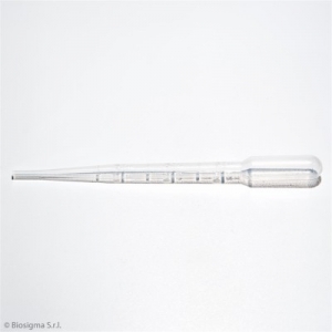 Pasteur pipette, graduated, polyethylene, non-sterile, 150mm, 3 mL, 500pcs
