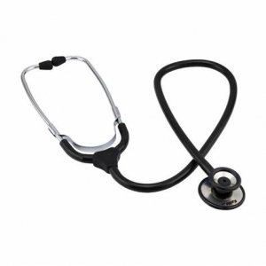 Stethoscope, Colorscop-Duo, black, with 1 tube, double-sided head