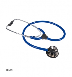Stethoscope, Colorscop-Duo, blue, with 1 tube, double-sided head