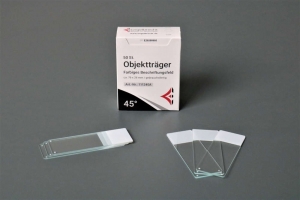 Slides Engelbrecht, with a white tip, for use with a printer, 1 package - 50 pcs
