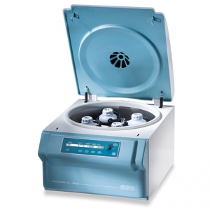 Centrifuge ROTANTA 460, available with various rotors