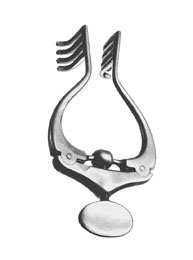 JANSEN RETRACTOR SHARP 4X4 PRONGS 10.0cm