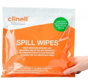 Clinell spill cleaning kit, absorbs moisture up to 2.5 liters
