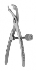 BONE HOLDING FORCEPS CURVED 11.0MM 28cm
