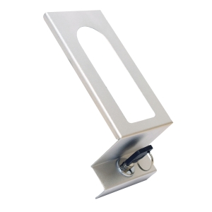 Sealing plate for disinfection dispenser, silver, 1 pc., dimensions approx. 19.5 x 9 x 7.5 cm
