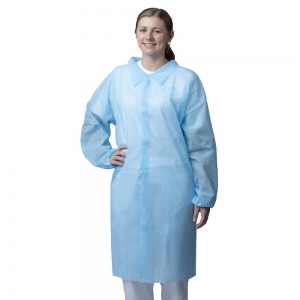 NITRAS PP visitor's coat with shirt collar/Velcro