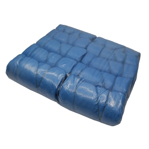 CPE mattress protector, blue, flexible, bag of 10 pcs