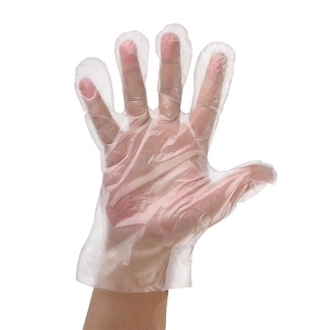 NITRAS PE Gloves, transparent, in a package of 100 pcs., men's