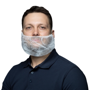 NITRAS bārdas maska, balta,iepakojumā ar 10 gab