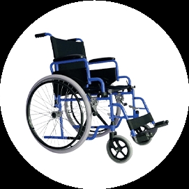 Ratiņkrēsls, salokāms, pieejams 40 vai 45cm plats