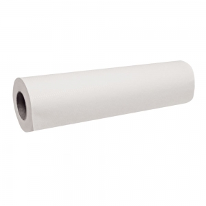 Couch paper cover with polythylene coating, roll, perforated, 50cm wide, 50m long