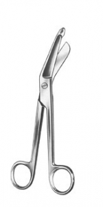 LISTER BANDAGE SCISSORS ANGLED 18cm