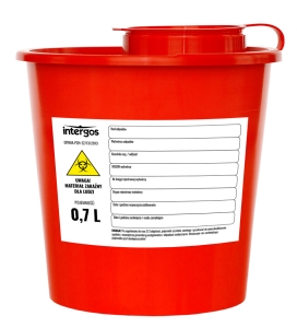 CONTAINER 0,7L – round, 50pcs