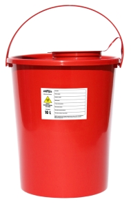 KONTEINERS MEDICĪNAS ATKRITUMI 10L, 10gb
