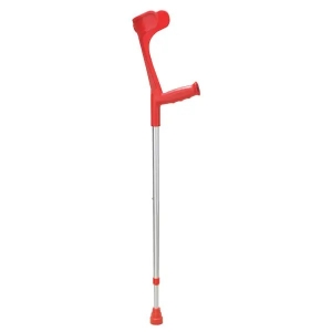 Forearm crutch Standard - Red (With soft grip)
