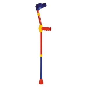 Forearm crutch for children - red-yellow-blue