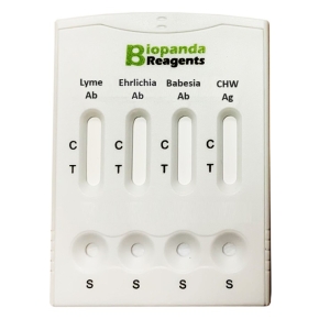Canine Parasitic Panel 1 Rapid Test(Lyme Disease, Ehrlichiosis, Babesiosis, and Heartworm)