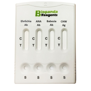 Canine Parasitic Panel 2 Rapid Test (Ehrlichiosis, Anaplasmosis, Babesiosis, and Heartworm)