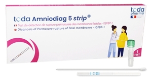 Rapid screening test for premature rupture of fetal membranes TODA AMNIODIAG 5 strip ®