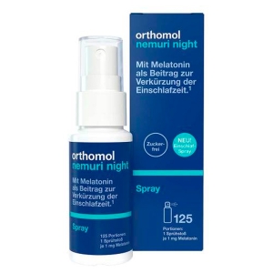 ORTHOMOL Nemuri Night Spray 125. devas sprejs, 25 ml