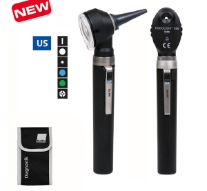 Otoscope and Ophthalmoscope Kit, PICCOLIGHT SET F.O./ E56