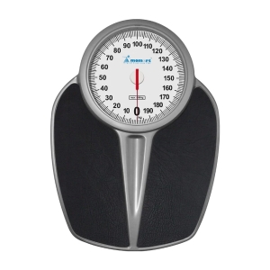 Mechanical scales with a large dial