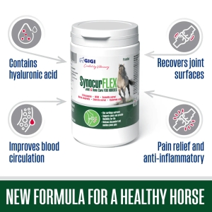 SynocurFLEX Joint & Bone Care for Horses | Uzlabota formula zirgu kauliem un locītavām