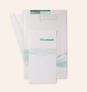 STERILE POLYPROPYLENE MESH - CLASS IIB MEDICAL DEVICE (WILLOMESH 15x15 CM) 5pcs