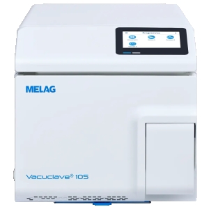 Small autoclave with rapid cycle Vacuclave 105
