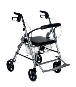 4-wheeled walker Oslo Premium