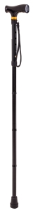 Foldable aluminum cane