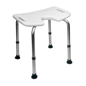 Shower stool Wilson with U-shape seat