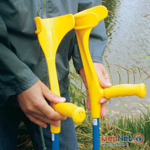 Forearm crutch with ERGO soft handle