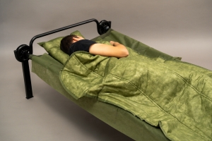 Rescue Trade Disaster Relief Bedding Kit Premium olive, Cotton Filling