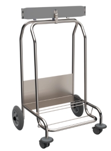STAINLESS STEEL VAKO (infectious waste trolley)