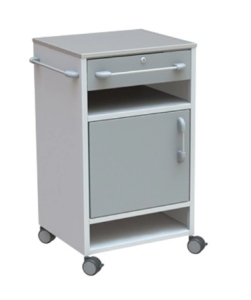 Nightstand with stainless steel top plate